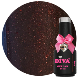 DIVA Gellak Ruby 10 ml  #D