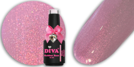 DIVA Rubber Basecoat Blush Crystal 15 ml