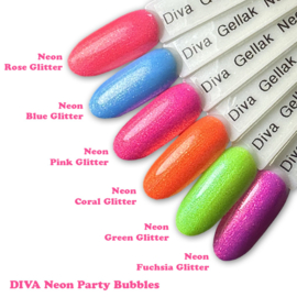 DIVA Gellak Neon Party Bubbles Collection 6x 10 ml  #H