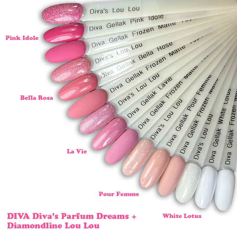 DIVA Gellak Bella Rosa 10 ml  #F