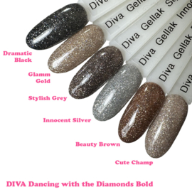 DIVA Gellak Dancing with the Diamonds BLING, BOLD en FEVER Collection 18x 10 ml + gratis Fineliner  #G