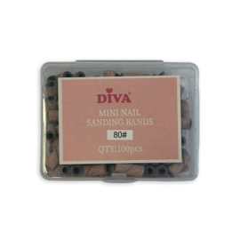 Mini Nail Sanding Bands for Small Mandrel Bit 3mm - 100 pcs - 80#
