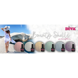 Diva Gellak Bounty Shells Collection 6x7,5 ml + gratis dotting tool