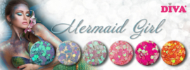 Diamondline Mermaid Girl Rose