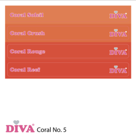 DIVA Colorpop Stickers Coral No. 5