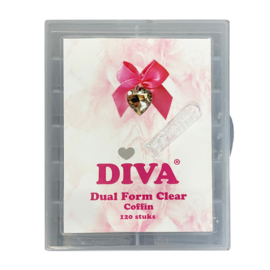 Set DIVA Solid Build it up Gel CLEAR & Diva Dual Forms