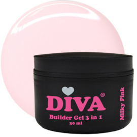 DIVA Builder Gel LOW HEAT 3-in-1 MILKY PINK  30ml