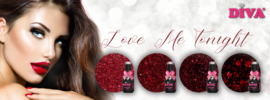 DIVA Gellak Glossy Scarlet 10 ml  #B
