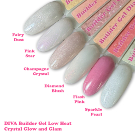 DIVA Builder Gel LOW HEAT Fairy Dust 15 ml
