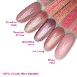 DIVA Gellak Shiny Pink 10 ml  #C