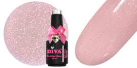 DIVA Rubber Basecoat Soft Pink Sparkle 15 ml