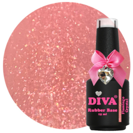 DIVA Rubber Basecoat Crystal 9x 15 ml - 8+1 gratis