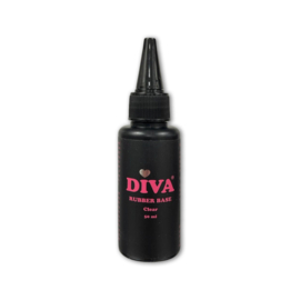 Diva Rubber Basecoat Clear FLES 50 ml