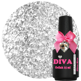 Diva Gellak Glitter Silver 15ml