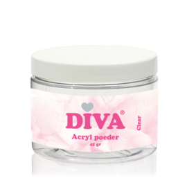 Diva Acryl Poeder Clear 45 gram