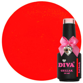 DIVA Gellak Neon Red Ready 10 ml