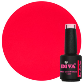 DIVA One Coat Gellak Cherry Pop Neon 6 ml  #