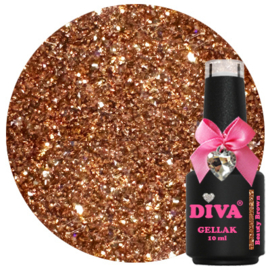 DIVA Gellak Beauty Brown 10 ml  #G
