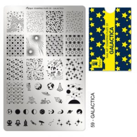 Moyra Stamping Plaat 59  Galactica