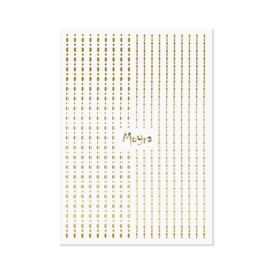 Moyra Nail Art Strips Dots No. 01 Gold