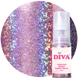 DIVA Airbrush Glitter Colorboom Spray - set 6 stuks no 1 tot 6 