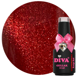 DIVA Gellak Cat Eye Rouge Red 10 ml  #G
