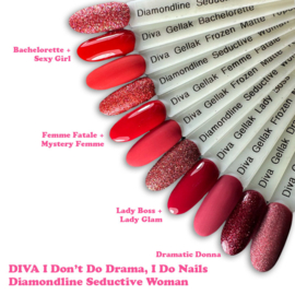 DIVA Gellak I Don't Do Drama, I Do Nails Collection 4x 10 ml  #B