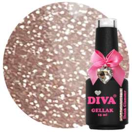 Diva  Gellak Think Glamour 15 ml Reflecterend