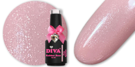 DIVA Rubber Basecoat Pink Sparkle 15 ml