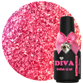 Diva Gellak Glitter Cherry 15ml