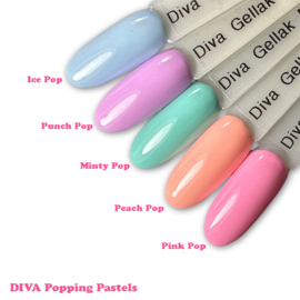 DIVA Gellak Popping Pastels Collection 5x 10 ml