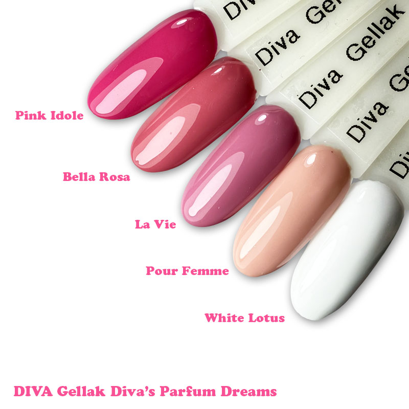 DIVA Gellak Diva's Parfum Dreams Collection 5x 10 ml