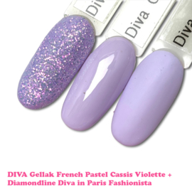 DIVA Gellak French Pastel Cassis Violette 10 ml