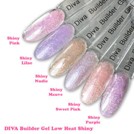 DIVA Builder Gel LOW HEAT Shiny Collection 6x 30 ml