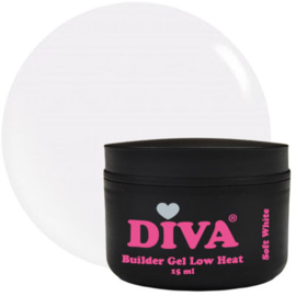 DIVA Builder Gel LOW HEAT Soft White  15 ml