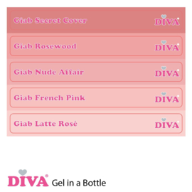 DIVA Gel in a Bottle Classy Collection - 5x 15 ml met gratis Colorpop Stickers