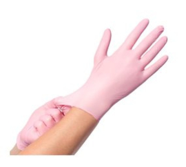 Rose Handschoen Soft nitril 100 stuks S