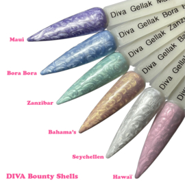 DIVA Gellak Bounty Shells Collection 6x 10 ml