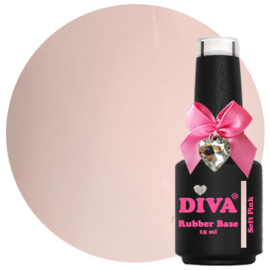 Diva Rubber Basecoat Soft Pink 15 ml