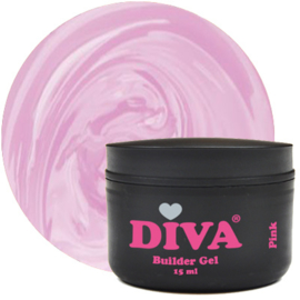 DIVA Builder Gel Pink (clear) 15 ml 