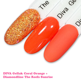 Diva Gellak Coral Orange 15 ml