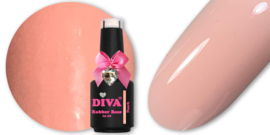 DIVA Rubber Basecoat Peach 15 ml