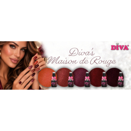 DIVA Gellak Diva's Maison de Rouge Collection 5x 10 ml  # - met gratis Colorpop Stickers