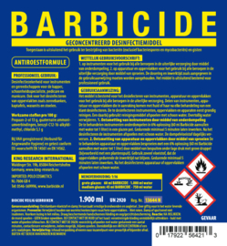 Barbicide desinfectie spray 6 bullets + lege navul spray