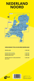 ANWB Wegenkaart Nederland Noord