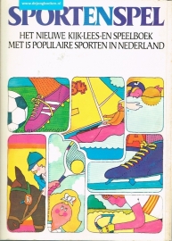 Sportenspel ; Het nieuwe kijk-lees-speelboek met 15 populaire sporten in Nederland.