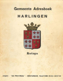 Adresboek gemeente Harlingen 1965 (repro)