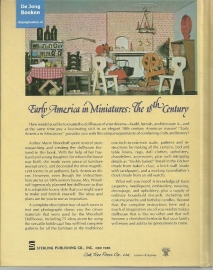Early America Miniatures: The 18th Century