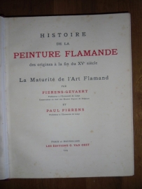 Histoire de la peinture flamande des origines à la fin du quinzième siècle