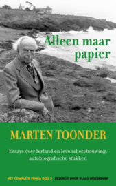 Marten Toonder ; Alleen maar papier